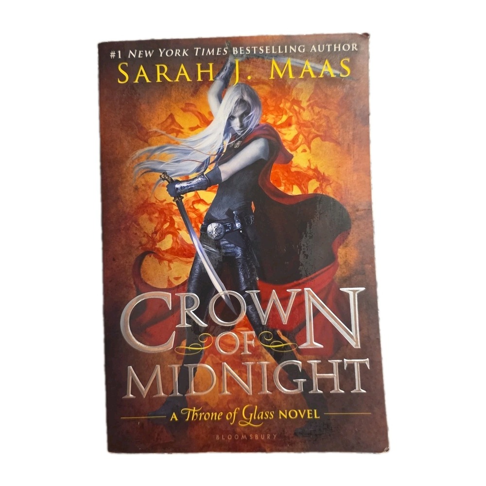 Crown of Midnight by Sarah‎ J. Maas - Throne of Glass 2014 Original Paperback